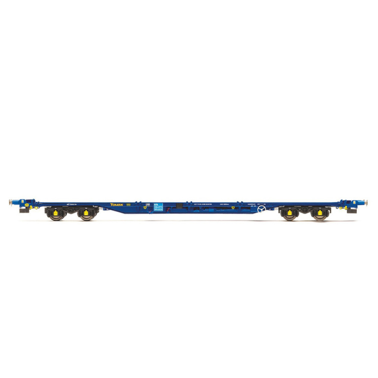 hornby - touax, kfa container wagon (r60134) oo gauge