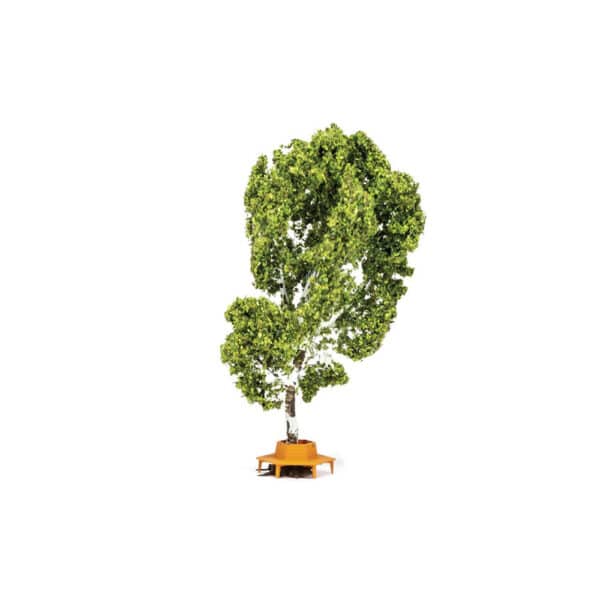 hornby - tree (with circular bench) (r7218) oo gauge