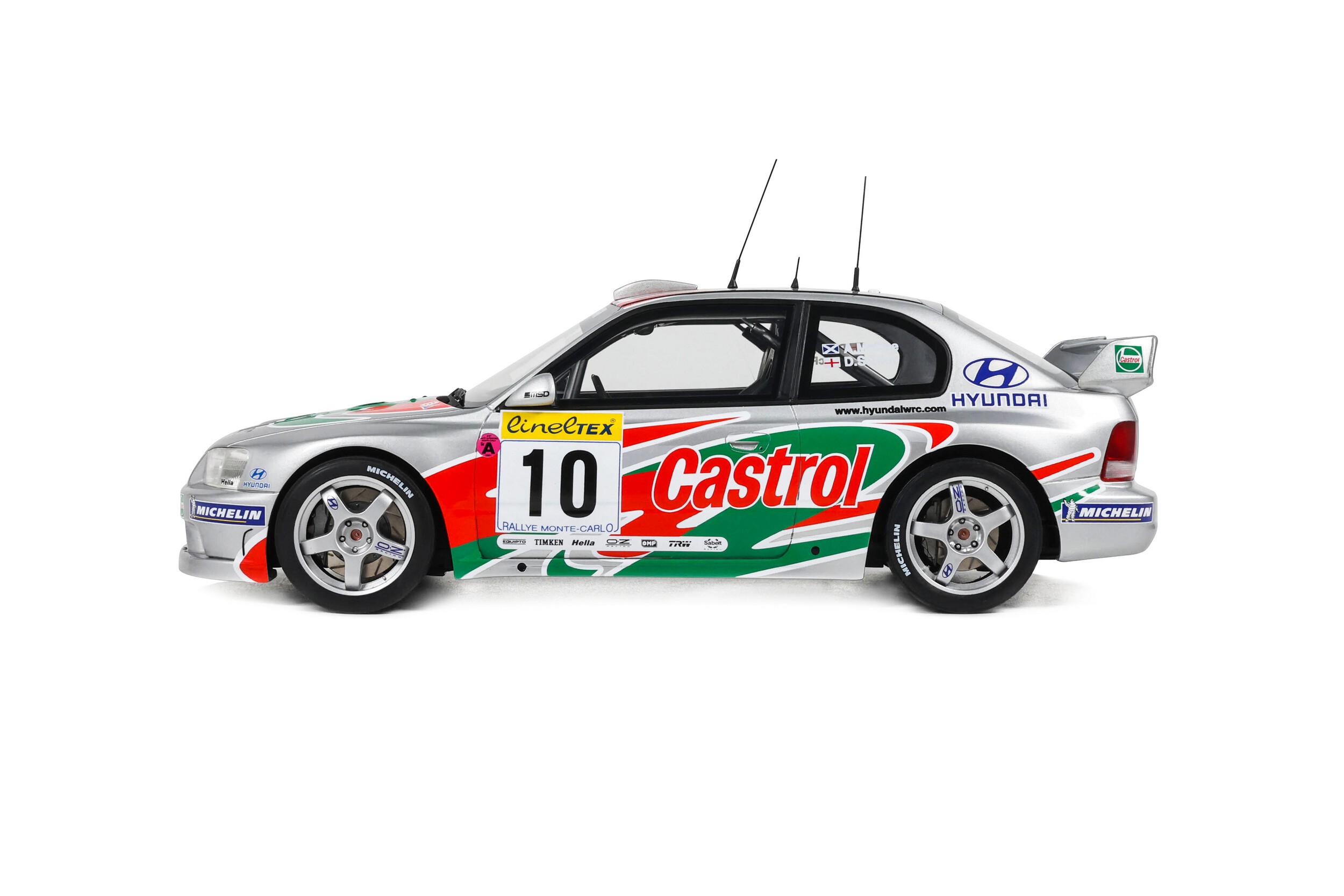 Otto Mobile 1:18 Hyundai Accent WRC No.10 Alister McRae Monte Carlo Rally 2001 (OT1265) Limited Edition Resin Model 3 Otto Mobile 1:18 Hyundai Accent WRC No.10 Alister McRae Monte Carlo Rally 2001 Limited Edition Resin Model