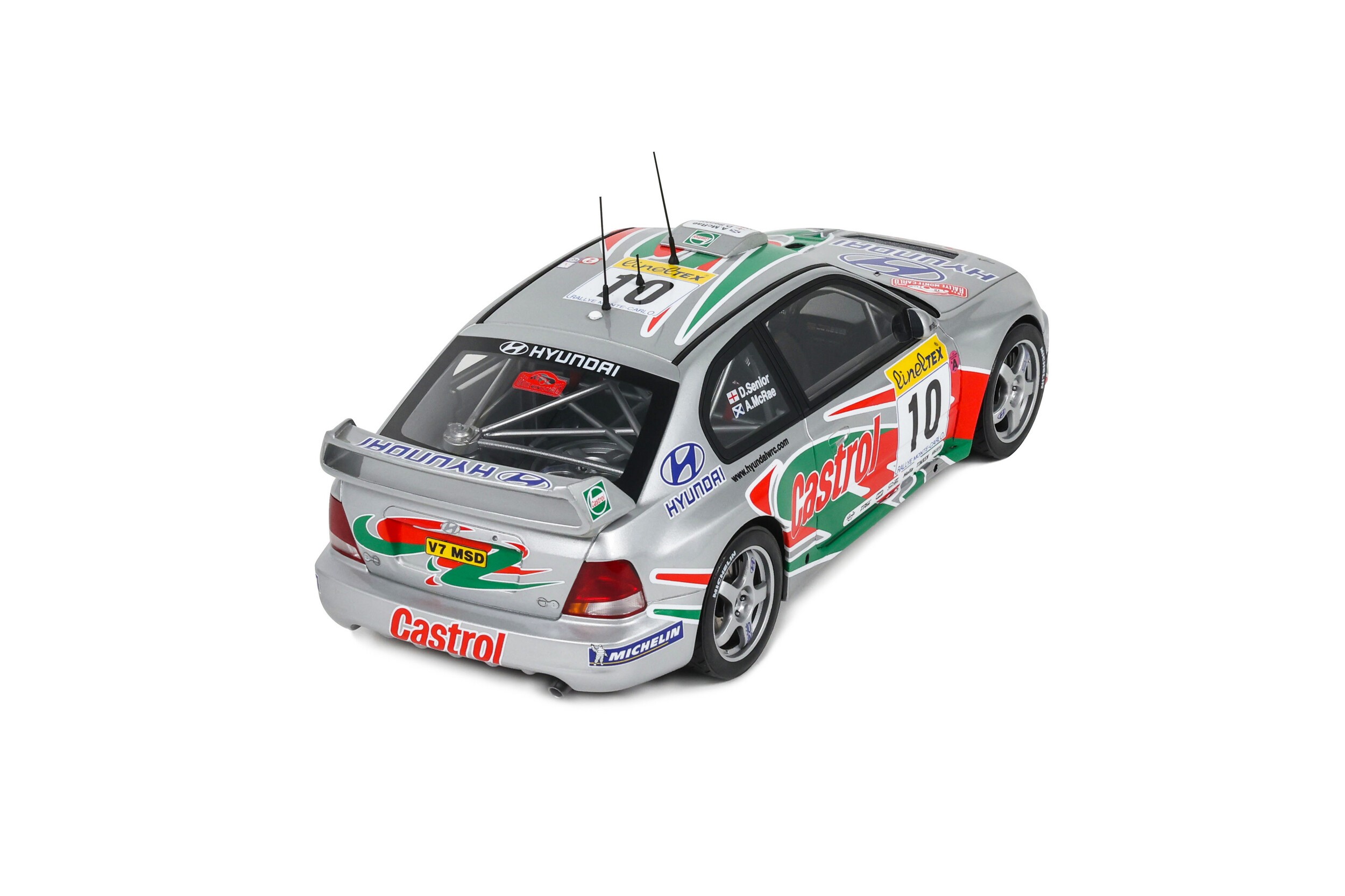Otto Mobile 1:18 Hyundai Accent WRC No.10 Alister McRae Monte Carlo Rally 2001 (OT1265) Limited Edition Resin Model 7 Otto Mobile 1:18 Hyundai Accent WRC No.10 Alister McRae Monte Carlo Rally 2001 Limited Edition Resin Model