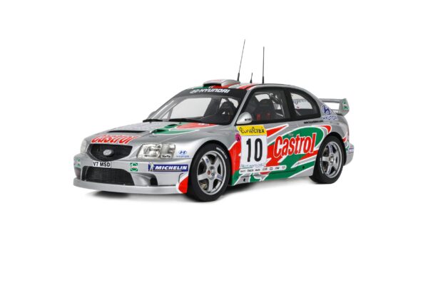 Otto Mobile 1:18 Hyundai Accent WRC No.10 Alister McRae Monte Carlo Rally 2001 Limited Edition Resin Model
