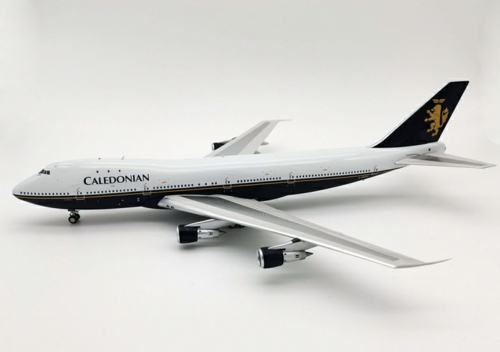 IF742CA0319 - 1/200 CALEDONIAN AIRWAYS BOEING 747-283B G-BMGS WITH STAND