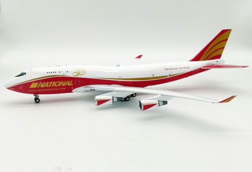 IF744N80522 - 1/200 NATIONAL AIRLINES 747-446(BCF) N936CA WITH STAND