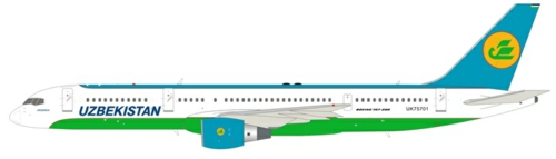 IF752HY0522 - 1/200 UZBEKISTAN AIRWAYS BOEING 757-23P UK75701 WITH STAND