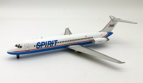 IF932NK0519 - 1/200 SPIRIT AIRLINES MCDONNELL DOUGLAS DC-9-30 N947ML WITH STAND