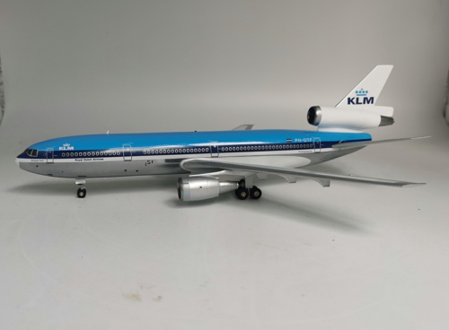 IFDC10KL0622P - 1/200 KLM - ROYAL DUTCH AIRLINES DC-10-30 PH-DTF POLISHED WITH STAND
