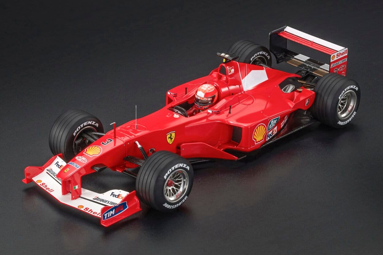 GP Replicas 1:18 Ferrari F1-2000 No.3 Michael Schumacher Winner Japanese GP 2000 (with driver figure) - Limited Edition Resin Model