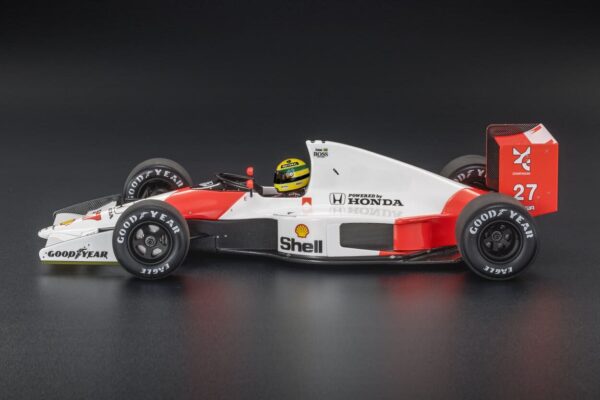 GP Replicas - 1:18 McLaren MP4/5B No.27 Ayrton Senna Winner Italian GP 1990 (with driver figure) - Limited Edition Resin Model 5 image_139782_94181737_wb