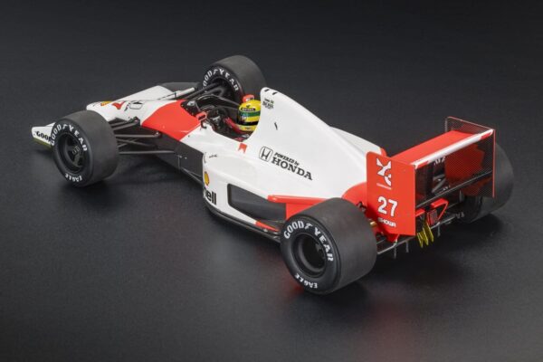 GP Replicas - 1:18 McLaren MP4/5B No.27 Ayrton Senna Winner Italian GP 1990 (with driver figure) - Limited Edition Resin Model 4 image_139784_3571354622_wb