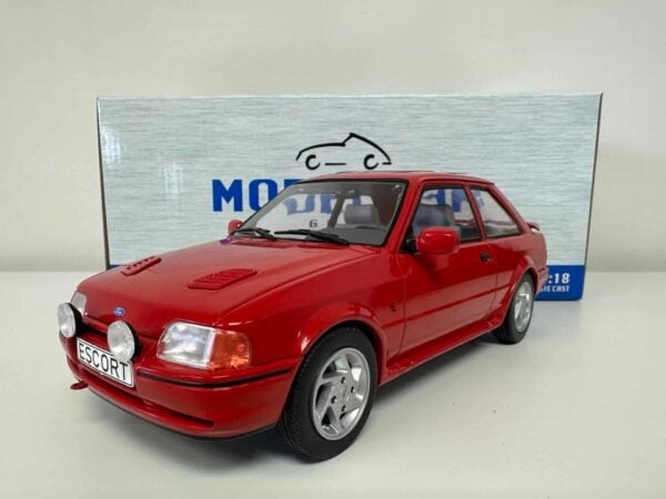 mcg - 1:18 ford escort rs turbo mk.4 s2 red (1990)