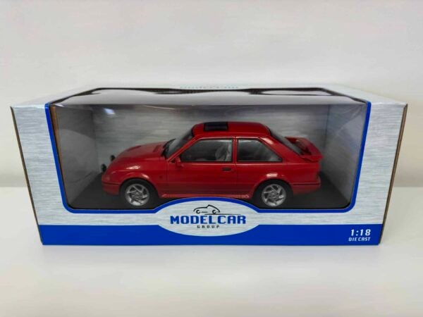 mcg - 1:18 ford escort rs turbo mk.4 s2 red (1990)