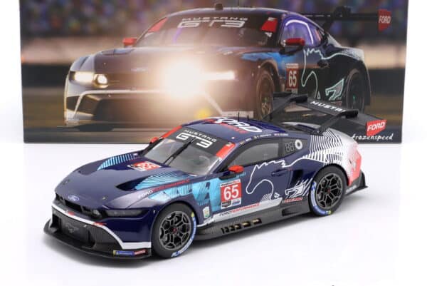 Ixo 1:18 Ford Mustang GT3 No.65 Winner GTD-Pro 24h Daytona 2025 Ford Multimatic Motorsports (LEGTMUS-DY24065) Diecast Model