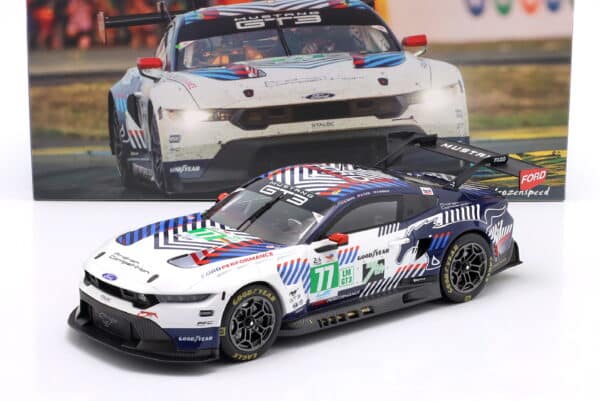 Ixo 1:18 Ford Mustang GT3 No.77 24h Le Mans 2025 Proton Competition (LEGTMUS-LM25077) Diecast Model