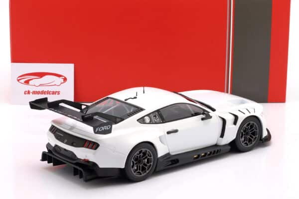 Ixo 1:18 Ford Mustang GT3 Racing Spec Plain Body Version White 2024 (LEGTMUS-LM24WHT) Diecast Model 9 Ixo 1:18 Ford Mustang GT3 Racing Spec Plain Body Version White 2024 (LEGTMUS-LM24WHT) Diecast Model