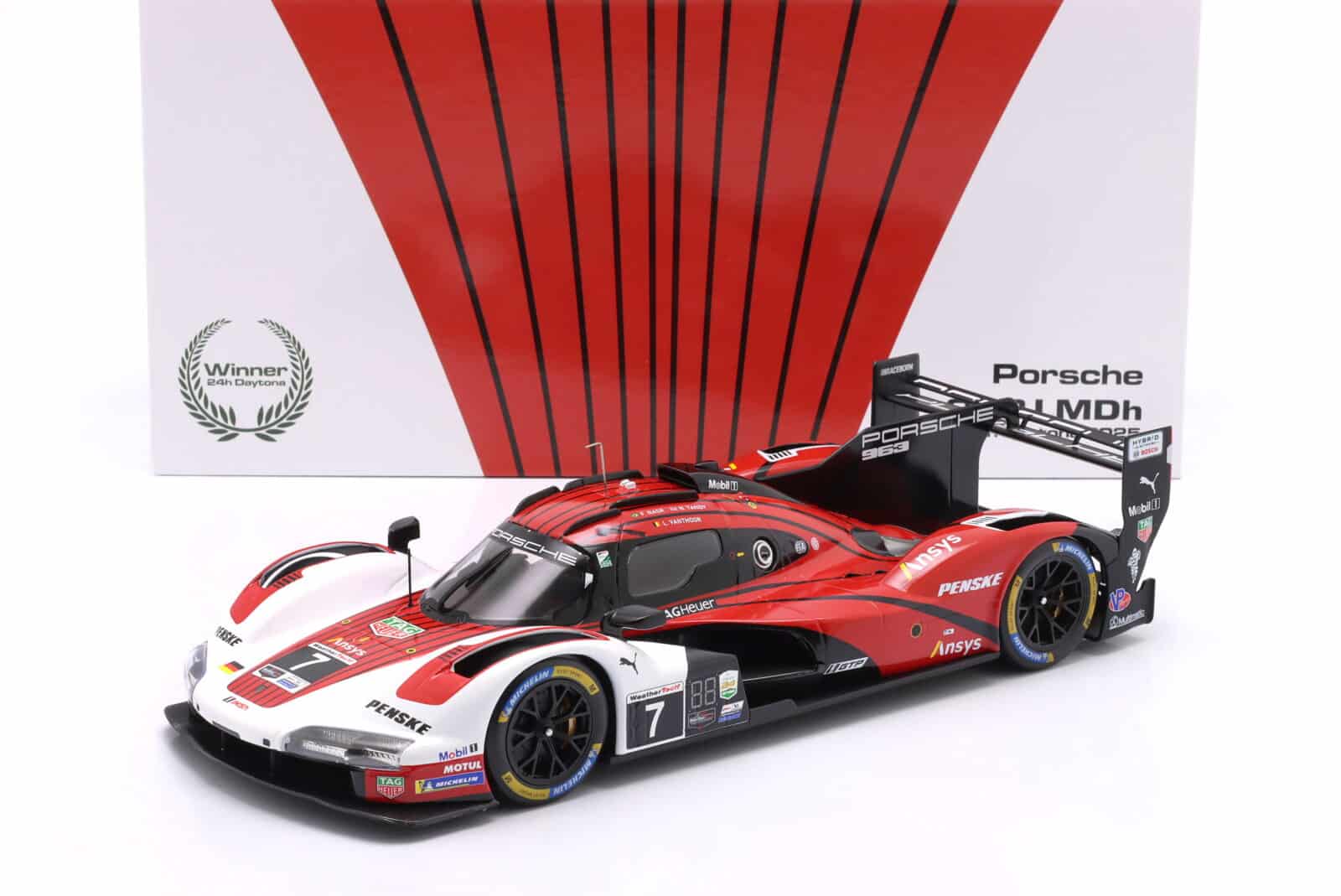 Ixo 1:18 Porsche 963 No.7 Winner 24h Daytona 2025 Porsche Penske