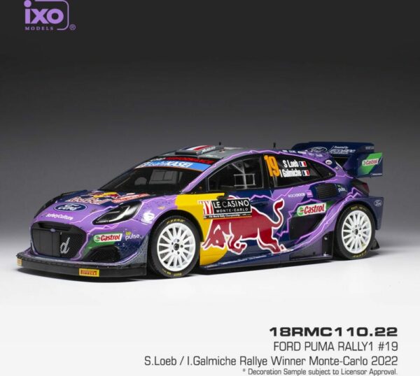 Ixo Ford Puma Rally1 18RMC110