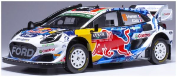 IXO 1:18 Ford Puma Rally1 WRC #16 Fourmaux/Coria Safari Rally Kenya 2024 (IXO18RMC207) Diecast Model