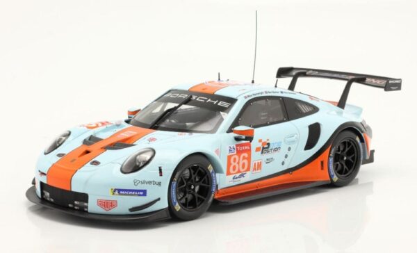 Porsche RSR Gulf LeMans 1:18 diecast model Ixo LEGT18008