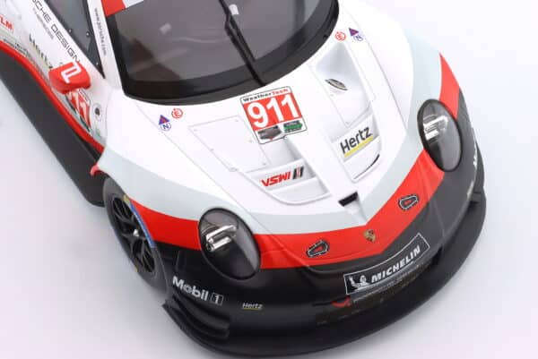 Ixo - 1:12 Porsche 911 (991) RSR No.911 24h Daytona 2018 - Diecast Model 11 Ixo - 1:12 Porsche 911 (991) RSR No.911 24h Daytona 2018 - Diecast Model