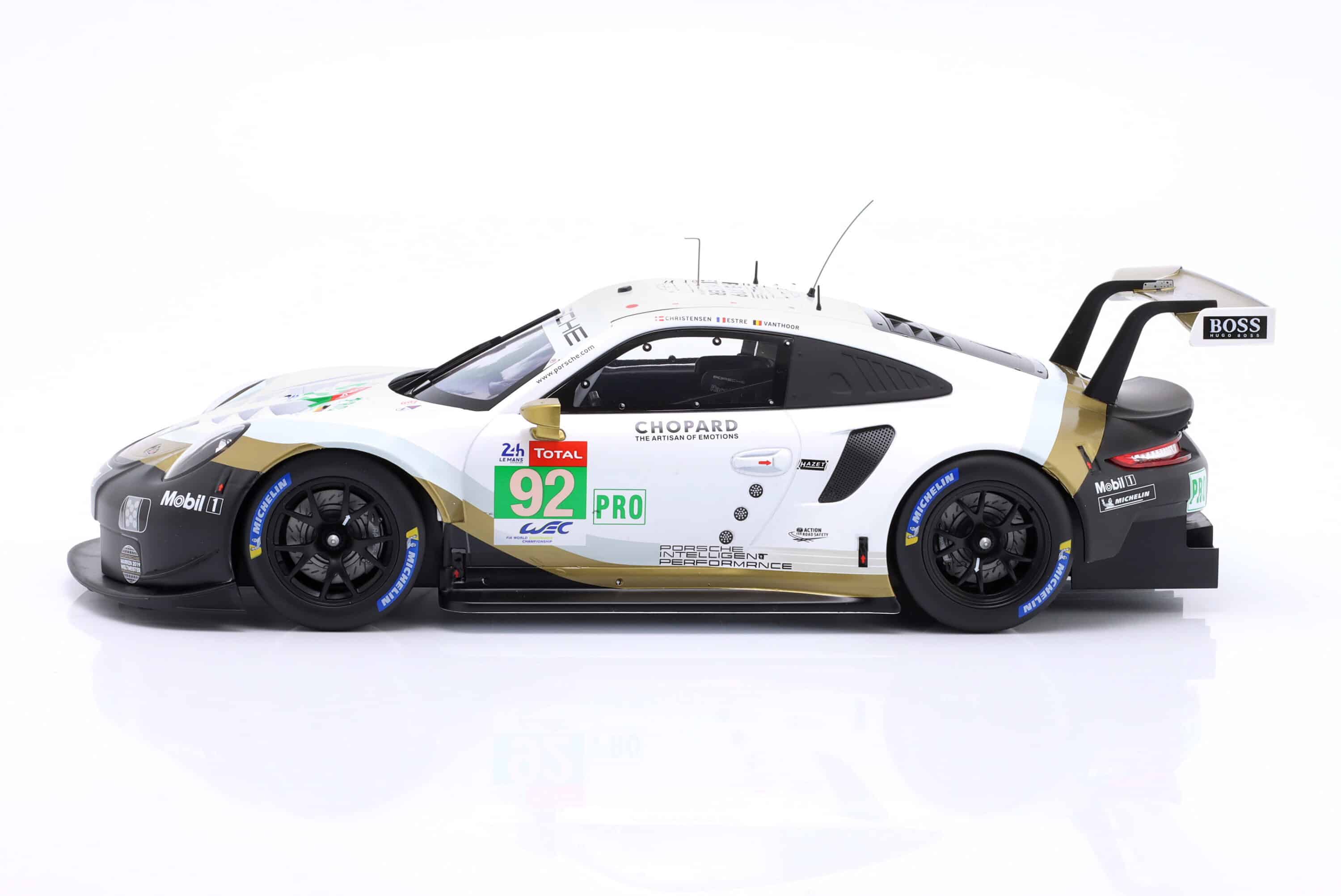 Ixo - 1:12 Porsche 911 (991) RSR No.92 24h Le Mans 2019 GT Team - Diecast Model - Image 4