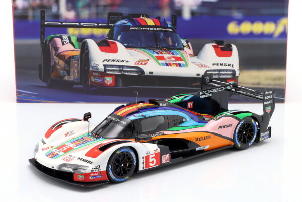 Ixo - 1:18 Porsche 963 Penske No.5 24h Le Mans 2023 Cameron, Christensen, Makowiecki - Diecast Model
