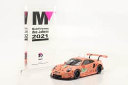 Ixo - 1:18 Porsche 911 (991) RSR No.92 24h Le Mans 2018 Class Winner LMGTE Pink Pig - Diecast Model