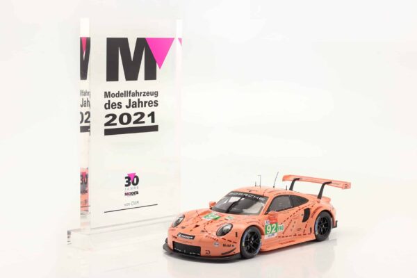 Ixo - 1:18 Porsche 911 (991) RSR No.92 24h Le Mans 2018 Class Winner LMGTE Pink Pig - Diecast Model 15 Ixo - 1:18 Porsche 911 (991) RSR No.92 24h Le Mans 2018 Class Winner LMGTE Pink Pig - Diecast Model