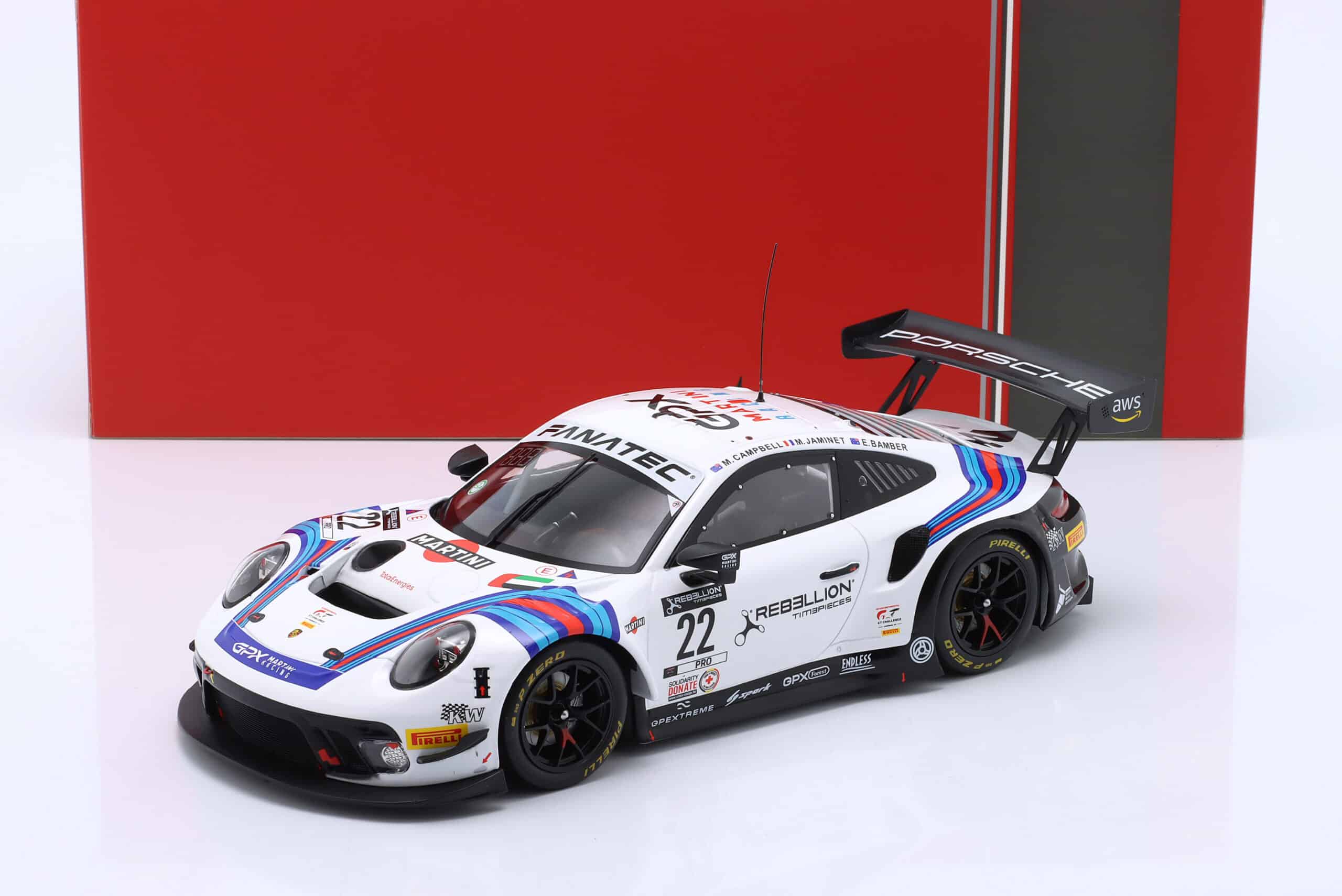 1/18 ixo ポルシェ 911 GT3 R プレシーズンテスト DTM 22 ixo_1_18_porsche_911_gt3_r_no2