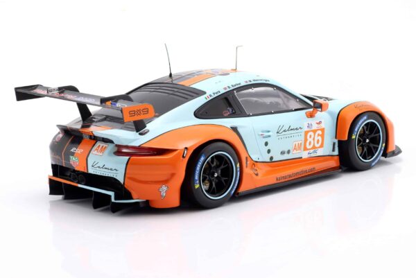 Ixo - 1:18 Porsche 911 RSR-19 Gulf No.86 24h Le Mans 2023 GR Racing - Diecast Model 9 Ixo - 1:18 Porsche 911 RSR-19 Gulf No.86 24h Le Mans 2023 GR Racing - Diecast Model