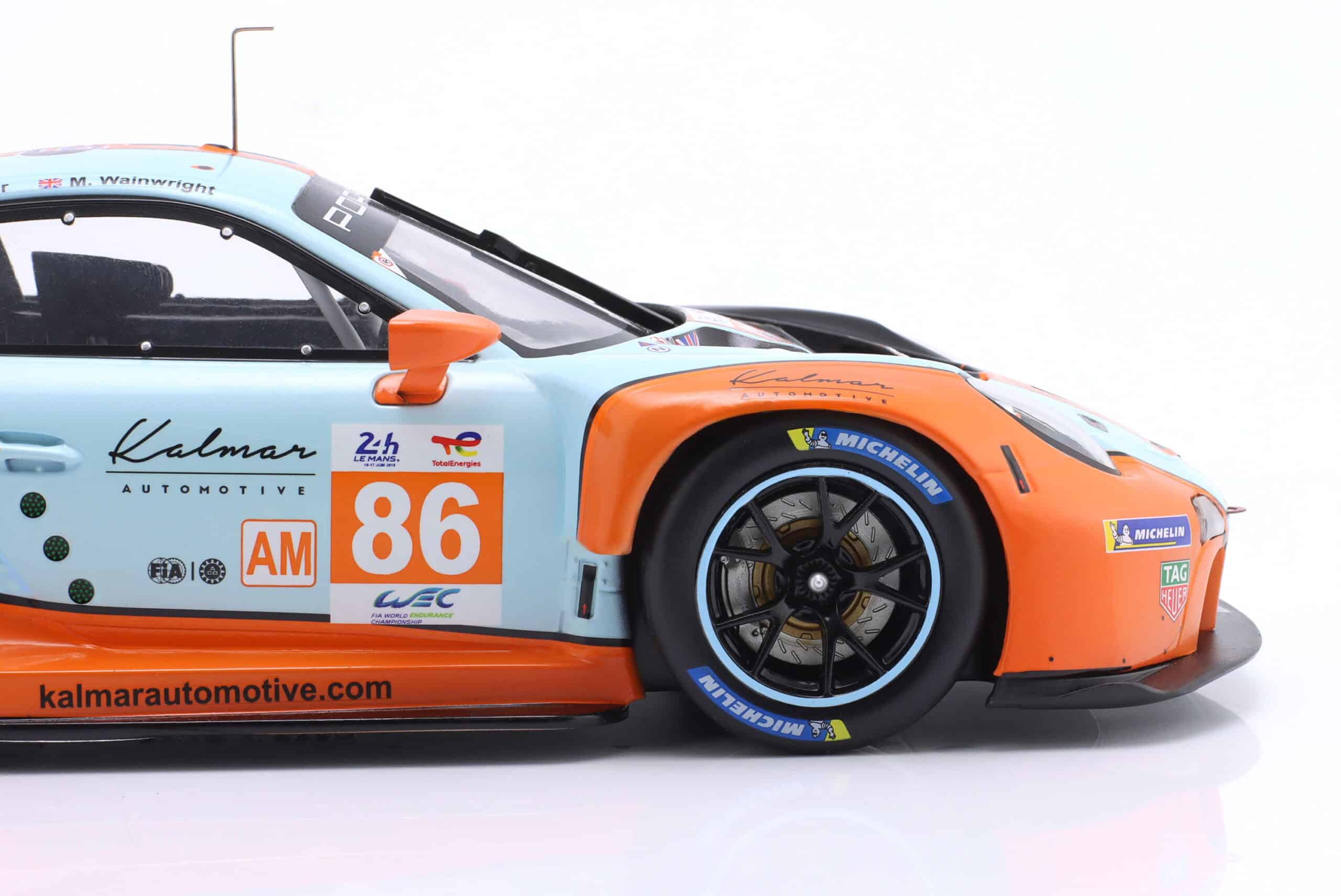 【EIDOLON】 Porsche 911 RSR TURBO Le Mans Ixo - 1:18 Porsche 911 RSR-19 Gulf No.86 24h Le Mans 2023 GR