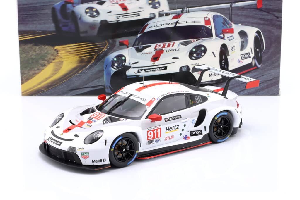 New model arrivals at model-universe.com include Werk83's Porsche 917 "Pink Pig", KK Scale's "Miami Vice" Ferrari Testarossa and many more ... 1 1:18 Porsche 911 RSR No.911 24h Daytona 2020 M.Campbell, F.Makowiecki, N.Tandy - Diecast Model by Ixo Models