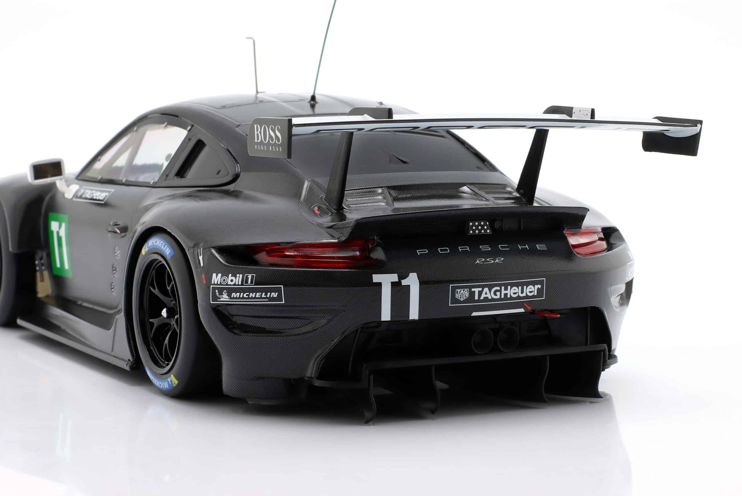 Ixo - 1:18 Porsche 911 RSR No.T1 Testcar Black - Diecast Model 6 Ixo - 1:18 Porsche 911 RSR No.T1 Testcar Black - Diecast Model