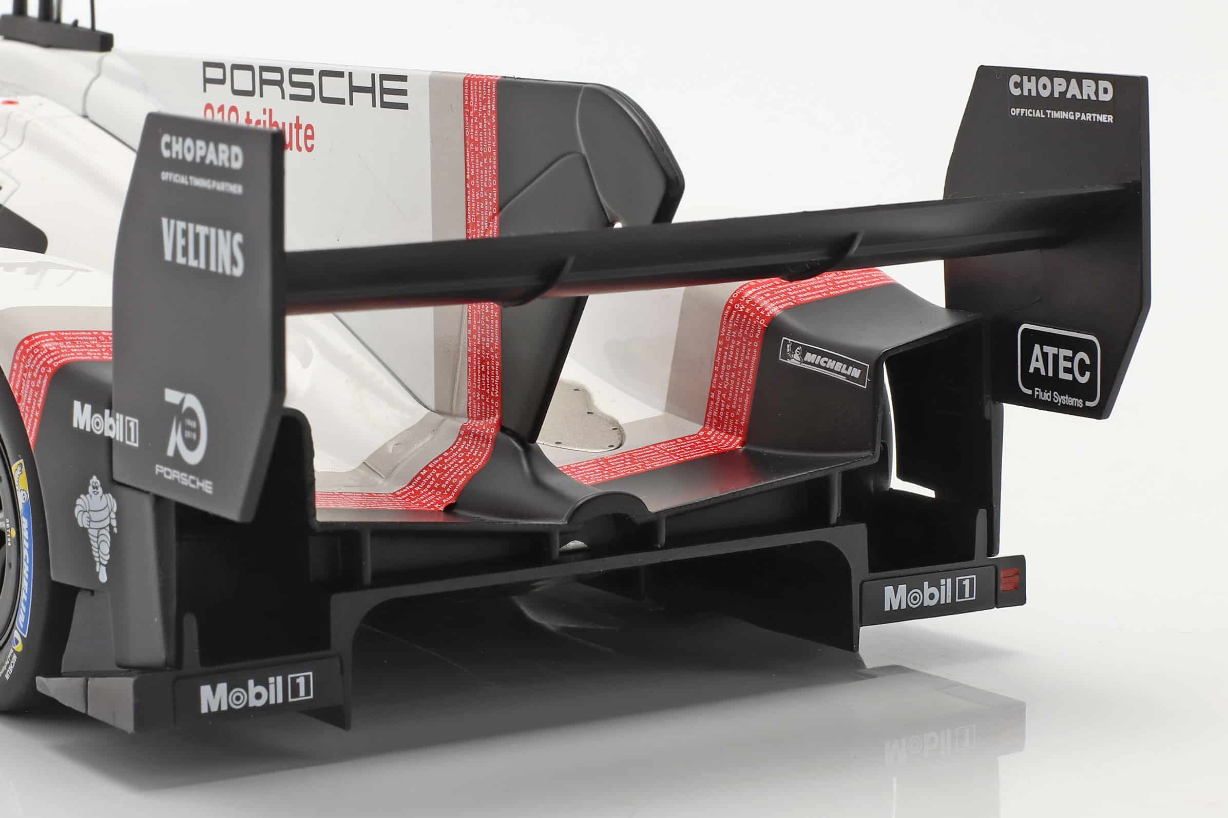 Porsche 919 Hybrid Evo No.1 Record Lap Nurburgring 2018 Timo Bernhard - 1:18 Scale Diecast Model by Ixo 6 Porsche 919 Hybrid Evo No.1 Record Lap Nurburgring 2018 Timo Bernhard - 1:18 Scale Diecast Model by Ixo