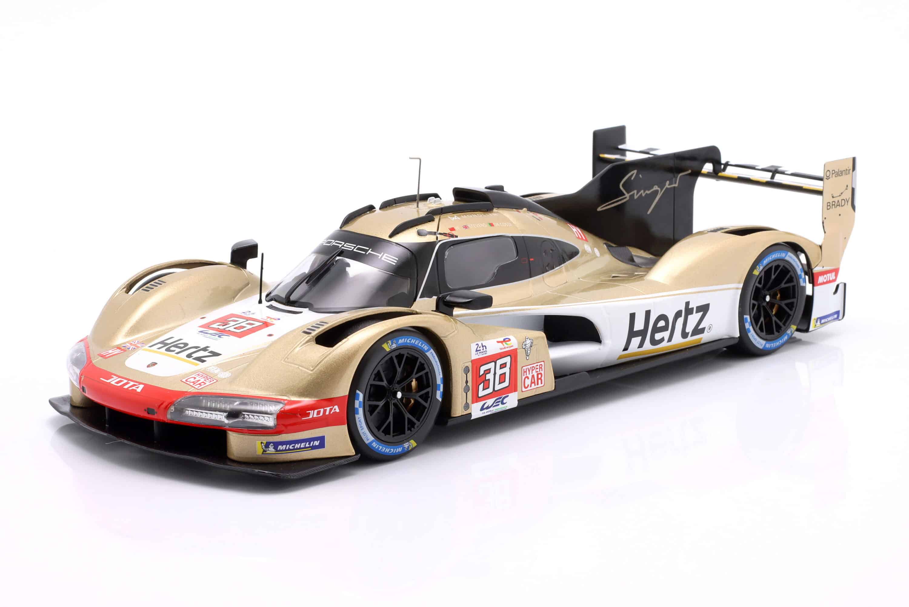 Ixo - 1:18 Porsche 963 Hertz Jota No.38 24h Le Mans 2023 Costa, Stevens, Yifei - Diecast Model 2 Ixo - 1:18 Porsche 963 Hertz Jota No.38 24h Le Mans 2023 Costa, Stevens, Yifei - Diecast Model
