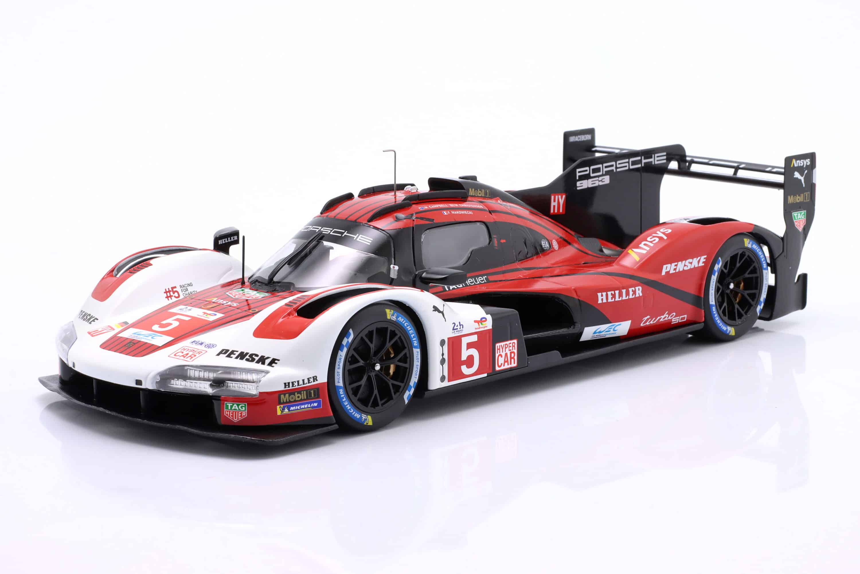 Ixo 1:18 Porsche 963 Penske #5 24h Le Mans 2024 (LEGT963-LM008) Diecast Model 2 Ixo 1:18 Porsche 963 Penske #5 24h Le Mans 2024 (LEGT963-LM008) Diecast Model - Image 2