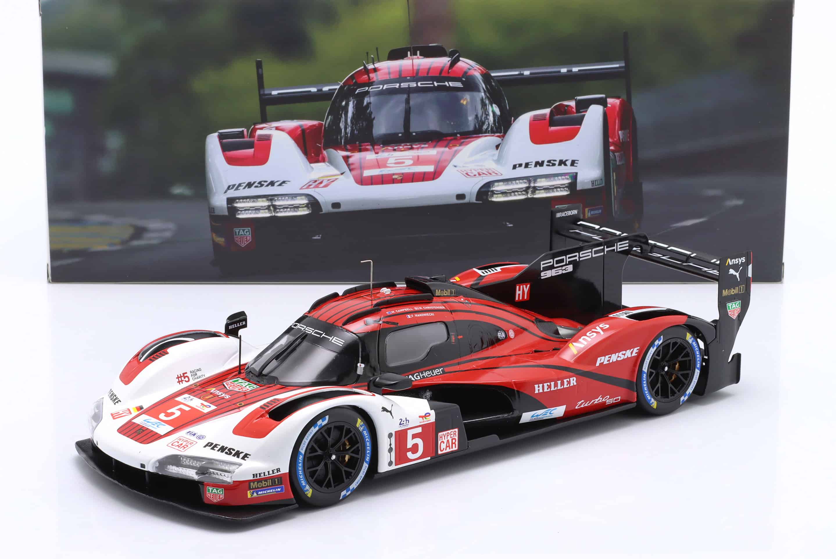 Ixo 1:18 Porsche 963 Penske #5 24h Le Mans 2024 (LEGT963-LM008) Diecast Model
