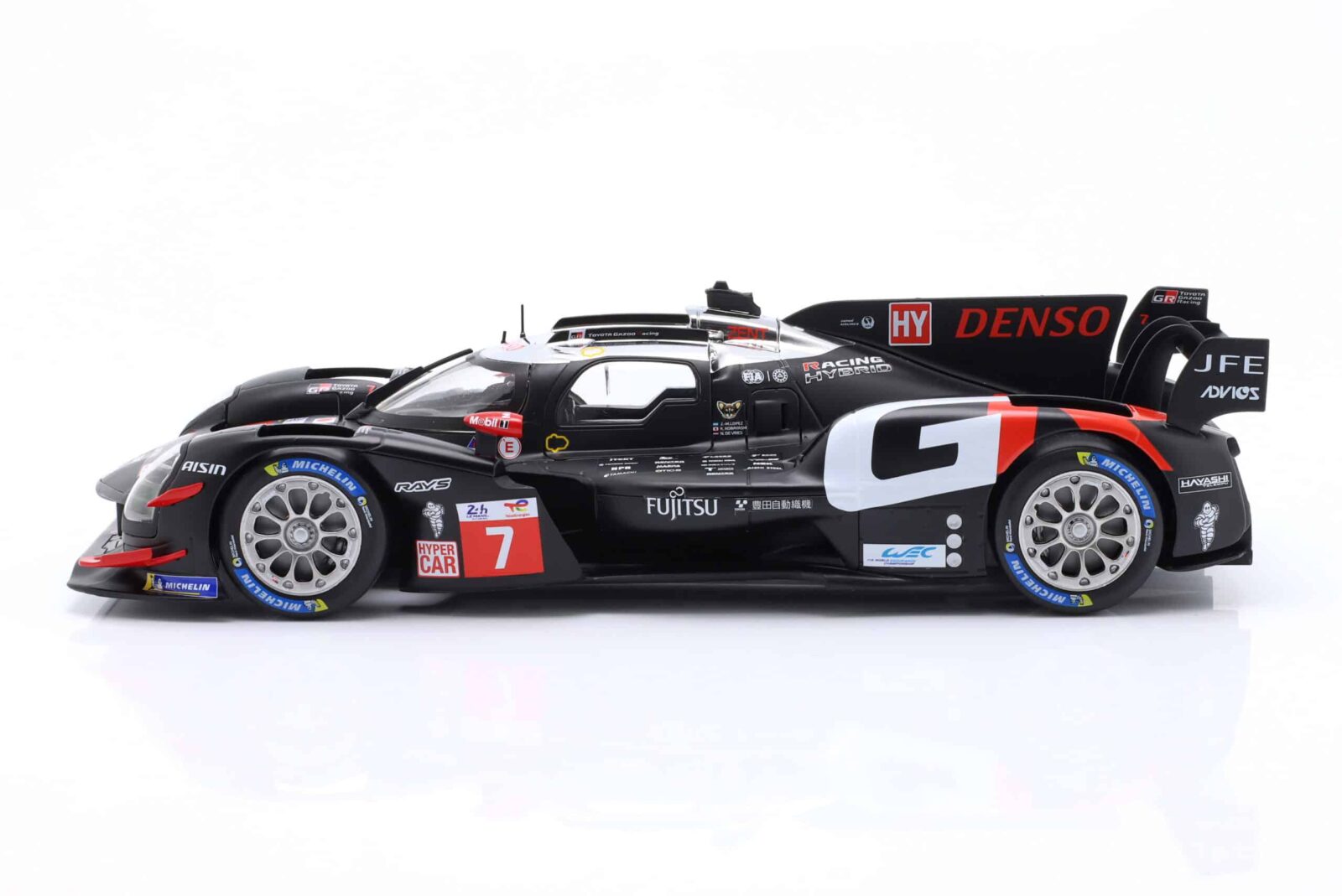 Ixo - 1:18 Toyota GR010 Hybrid No.7 2nd Place 24h Le Mans 2024