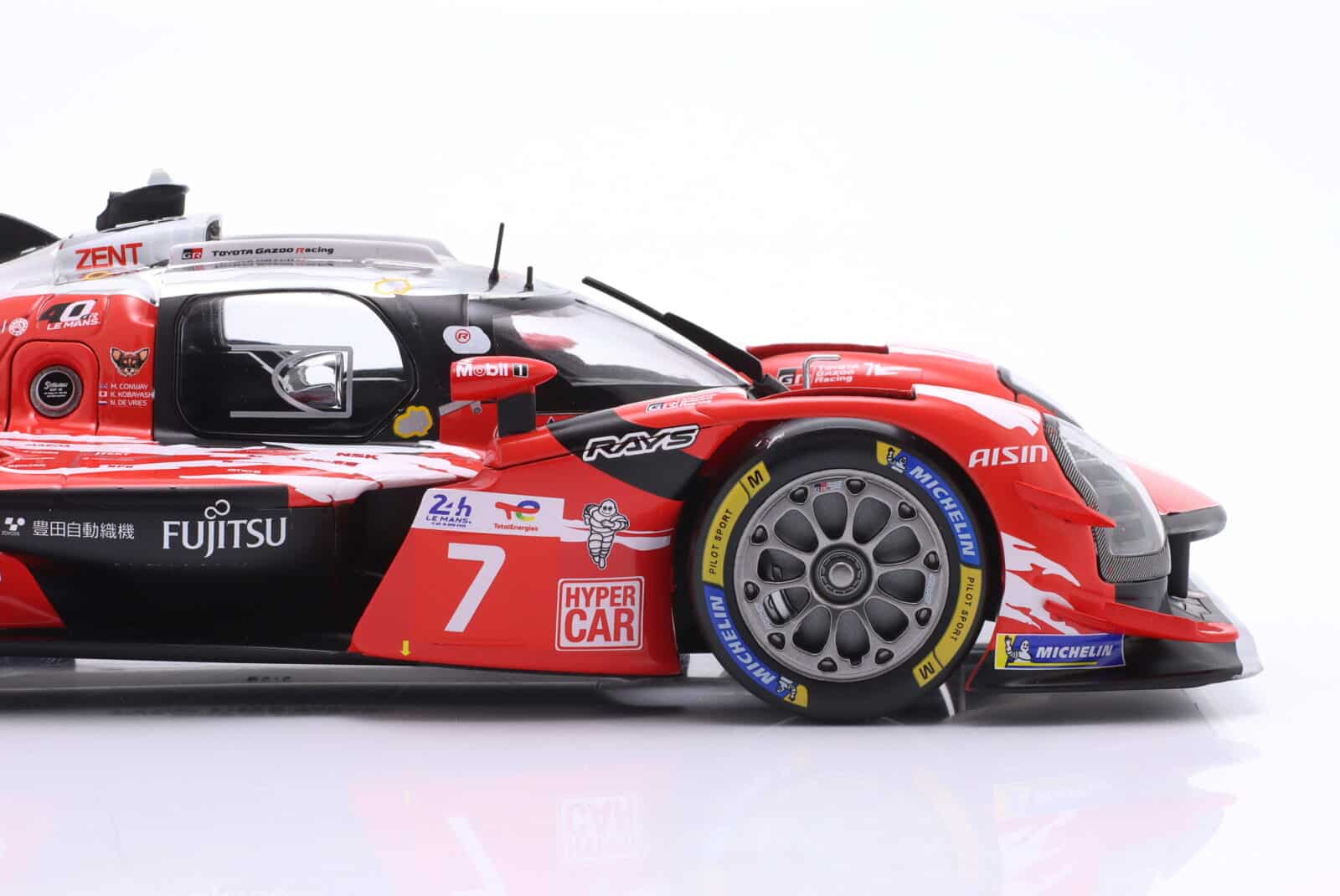 Ixo 1:18 Toyota GR010 Hybrid No.7 5th 24h Le Mans 2025 (LEGT