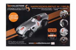 Mercedes-Benz W196 F1 World Champion 1955 Juan Manuel Fangio - 1:8 Scale Diecast Model Kit by Ixo Collections