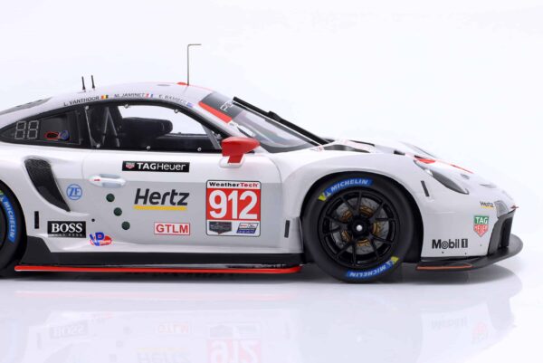 1:18 Porsche 911 RSR No.912 24h Daytona 2020 2nd GTLM Class - Diecast Model by Ixo 12 1:18 Porsche 911 RSR No.912 24h Daytona 2020 2nd GTLM Class - Diecast Model by Ixo