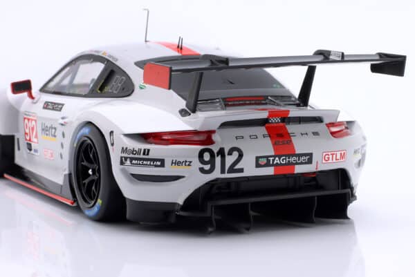 1:18 Porsche 911 RSR No.912 24h Daytona 2020 2nd GTLM Class - Diecast Model by Ixo - Image 7