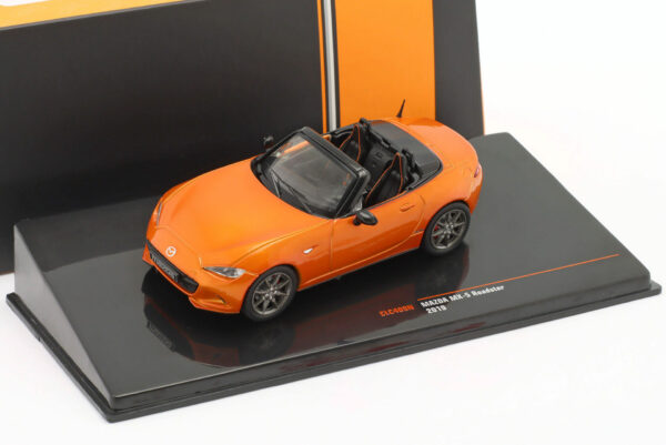 Ixo CLC409 Mazda MX5 Roadster Orange 2019 Diecast Model Car