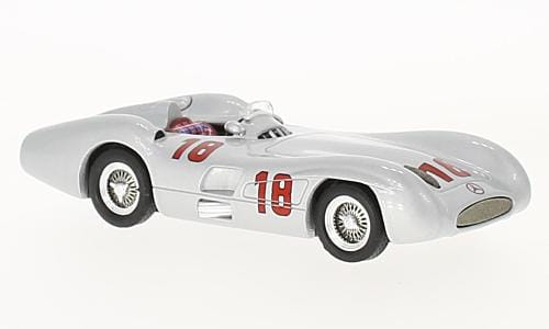 Ixo 1:43 Mercedes W196 R Streamliner 1955 Monza GP Fangio F1 Diecast Model GTM122