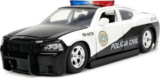 jada - 1:24 dodge charger police car f+f5