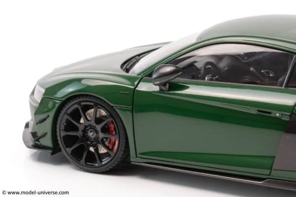keng fai audi r8 v10 rwd green diecast model 01