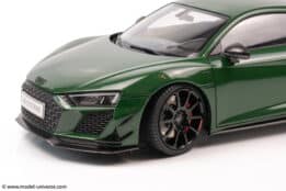 keng fai audi r8 v10 rwd green diecast model 03