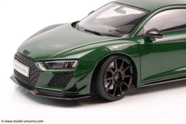 keng fai audi r8 v10 rwd green diecast model 03