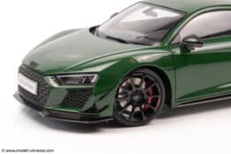 keng fai audi r8 v10 rwd green diecast model 04