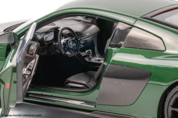 keng fai audi r8 v10 rwd green diecast model 06