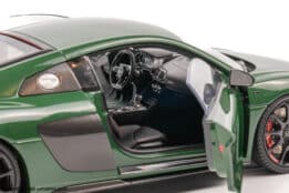 keng fai audi r8 v10 rwd green diecast model 07